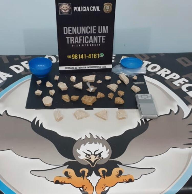 POLÍCIA CIVIL PRENDE MULHER POR TRÁFICO DE DROGAS EM MACAPÁ